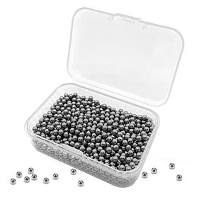 Dazkzooy Billes Acier 1000 pièces - Perles Nettoyantes Réutilisables en Acier 304 Inoxydable 3mm pour Carafe à Vin