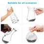 Dazkzooy Billes Acier 1000 pièces - Perles Nettoyantes Réutilisables en Acier 304 Inoxydable 3mm pour Carafe à Vin, Décanter Bou