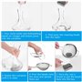 Dazkzooy Billes Acier 1000 pièces - Perles Nettoyantes Réutilisables en Acier 304 Inoxydable 3mm pour Carafe à Vin, Décanter Bou