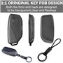 XMSCN Coque de clé de Voiture pour BMW X7 223i M Sport Active iX40 IX50 xDriveToure 7 G07 IX XM I7 2023-2024, TPU Silicone Coque