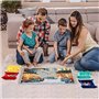 tapis de puzzle portable avec housse anti-poussière pour rangement de puzzle