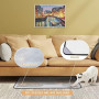 Planche à puzzle, tapis de puzzle portable avec housse anti-poussière pour rangement de puzzle, 78,2 x 55,9 cm pour 1000 pièces 
