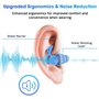 4 Paires bouchon d'oreille piscine de natation en Silicone Réutilisables et Imperméable