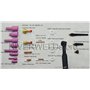 RIVERWELD Isolateur de lentille de gaz TIG Coupe Joint de gaz 17GLG20 18CG-20 18CG 54N01 54N63 Kit d'assortiment pour QQ300 PTA 