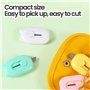 WOLMIK Lot de 6 mini cutters universels rétractables - Mini couteau utilitaire portable - Couteau de papeterie pour enveloppe, p