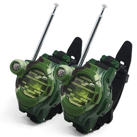 GDYS Talkie-walkie pour enfants montre deux pièces interphone jeunes enfants jouent maison talkie-walkie interactif jeu de plein