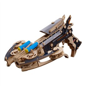 Funwetrike Puzzle en bois 3D - Modèle d'assemblage d'arbalète - Steampunk fabriqué à la main - Puzzle mécanique en bois - Casse-