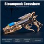 Funwetrike Puzzle en bois 3D - Modèle d'assemblage d'arbalète - Steampunk fabriqué à la main - Puzzle mécanique en bois - Casse-