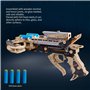 Funwetrike Puzzle en bois 3D - Modèle d'assemblage d'arbalète - Steampunk fabriqué à la main - Puzzle mécanique en bois - Casse-