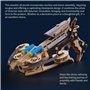Funwetrike Puzzle en bois 3D - Modèle d'assemblage d'arbalète - Steampunk fabriqué à la main - Puzzle mécanique en bois - Casse-