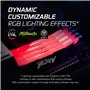 Kingston FURY Renegade RGB XMP 96GB 6000MT/s DDR5 CL32 DIMM Mémoire pour PC de Gamer Module Simple Kit de 2 - KF560C32RSAK2-96