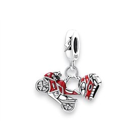 Streetculture Bracelet à breloques en argent sterling 925 - Pour moto
