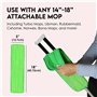 Turbo Microfiber Lot de 4 Housses de Rechange en Microfibre pour 46 serpillères et balais pulvérisateurs - Tampons de Nettoyage 