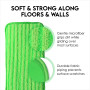Turbo Microfiber Lot de 4 Housses de Rechange en Microfibre pour 46 serpillères et balais pulvérisateurs - Tampons de Nettoyage 