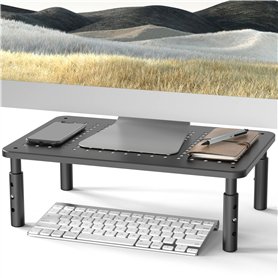PUTORSEN Métal Moniteur Stand - Support Ordinateur Portable