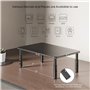 PUTORSEN Métal Moniteur Stand - Support Ordinateur Portable, Support Ecran PC avec 3 hauteurs Ajustable pour Laptop/Imprimante/P
