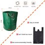 Sacs de Jardin,3x300L Sacs à Déchets de Jardin Résistants,étanche Heavy Duty Grande Sacs avec Poignées,Pliable et Réutilisable，C