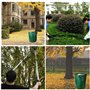 Sacs de Jardin,3x300L Sacs à Déchets de Jardin Résistants,étanche Heavy Duty Grande Sacs avec Poignées,Pliable et Réutilisable，C