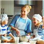 Silicone Ustensiles de Cuisine en Bois Ustensiles Cuisine Antiadhésive Set