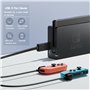 Station de charge pour manette de commutateur compatible avec Nintendo Switch et modèle OLED Joy Con avec indicateur LED, pour N