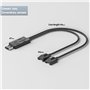 Station de charge pour manette de commutateur compatible avec Nintendo Switch et modèle OLED Joy Con avec indicateur LED, pour N