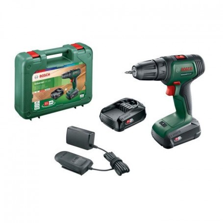 Perceuse-visseuse sans-fil BOSCH -UniversalDrill 18 2 batteries 1.5Ah coffret 129,99 €