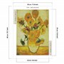motif tournesol de Van Gogh