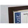 Plaque de présentation de certificat de 26,7 x 33 cm – Offert en bois de cerisier enduit avec un cadre doré de 21,6 x 27,9 cm – 