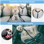 Lollanda Ceinture de sécurité pour chien de voiture, ceinture de siège auto pour chien avec bandes réfléchissantes et cordes tam