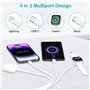 Cable Apple Watch Chargeur Montre Magnitique USB C Chargeur iWatch Chargeur Apple Watch et iPh