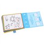Zerodis Livre de dessin et coloriage à l’eau pour l’éducation précoce des enfants, livre en tissu avec styloe à eau pour peintur