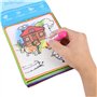 Zerodis Livre de dessin et coloriage à l’eau pour l’éducation précoce des enfants, livre en tissu avec styloe à eau pour peintur