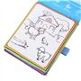 Zerodis Livre de dessin et coloriage à l’eau pour l’éducation précoce des enfants, livre en tissu avec styloe à eau pour peintur