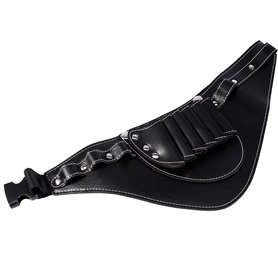 Sonew Scissor Holster avec PU cuir Sac de coiffure Pouch Holder avec la taille épaule ceinture en cuir ciseaux sac pour les coif