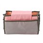 Zerodis Sac de Rangement Multi-fonction pour Landau Poussette Bébé Sac à Langer Maman Sac Organisateur Bandoulière de Poussette 