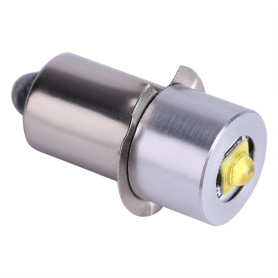 5W 6-24V Ampoule LED de Rechange de Haute Luminosité P13.5S Ampoule de Remplacement 200~210lm pour Lampe de Poche Torche Lampe d