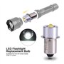 5W 6-24V Ampoule LED de Rechange de Haute Luminosité P13.5S Ampoule de Remplacement 200~210lm pour Lampe de Poche Torche Lampe d