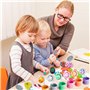 Shrubz Kit de Peinture sur Pierres Bricolage Enfant kits de loisirs créatifs Kits de Peinture Rupestre, Kits de Bricolage avec 2