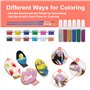 Shrubz Kit de Peinture sur Pierres Bricolage Enfant kits de loisirs créatifs Kits de Peinture Rupestre, Kits de Bricolage avec 2