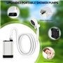 Weinsamkeit Douche de Camping Portable, Pompe Douche avec Batterie 5200mAh, Douchette Camping avec Tête de Douche Réglable et Tu