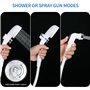 Weinsamkeit Douche de Camping Portable, Pompe Douche avec Batterie 5200mAh, Douchette Camping avec Tête de Douche Réglable et Tu