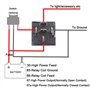 QitinDasen 5 Pièces 5 Broches Voiture Relais, 12V 40A SPDT Relais Automobile avec Prise de Faisceau et 14/16 AWG Pré-Câblé, pour