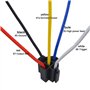 QitinDasen 5 Pièces 5 Broches Voiture Relais, 12V 40A SPDT Relais Automobile avec Prise de Faisceau et 14/16 AWG Pré-Câblé, pour