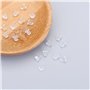 100 Pièces Fermoirs attache de Boucles d'Oreilles Silicone,Poussoir Clous d'oreilles Apprêt,Bouchon pour Boucle d'oreille Clous,