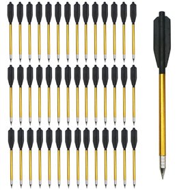 Toparchery Flèches pour arbalète Flèches d'arbalète en Aluminium pour boulons d'arbalète d'arbalète de 6