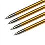 Toparchery Flèches pour arbalète Flèches d'arbalète en Aluminium pour boulons d'arbalète d'arbalète de 6,3 Pouces (48pcs)