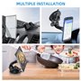 OHLPRO Support Magnétique pour Tablette de Voiture, Support Ventouse pour iPad pour Tableau de Bord/Pare-Brise,Rotation à 360°, 