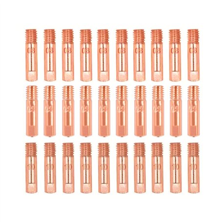 Lot de 40 Embout de contact de Soudage MIG 0