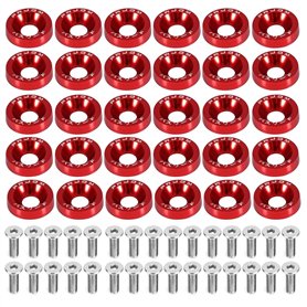 CLKE 30 Pcs Rondelle Anodisé