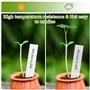 DNDGDLUA Lot de 500 étiquettes de jardin colorées en plastique pour plantes - Résistantes aux intempéries - Pour jardin d'enfant